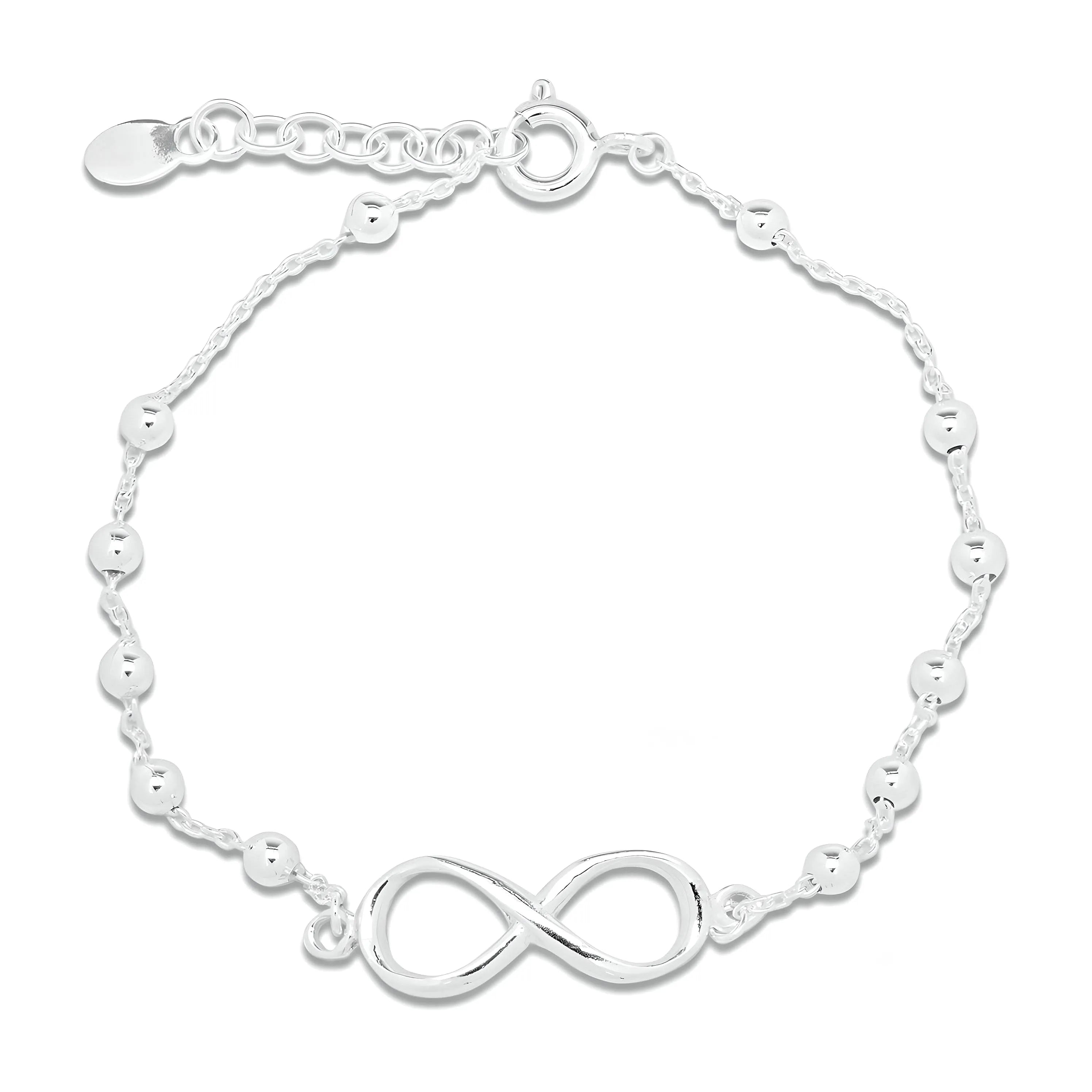 Infinity Kralen – Zilveren Armband