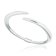 Zilveren minimalistische open armband