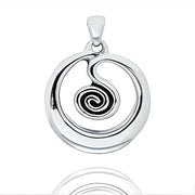 Strakke zilveren hanger