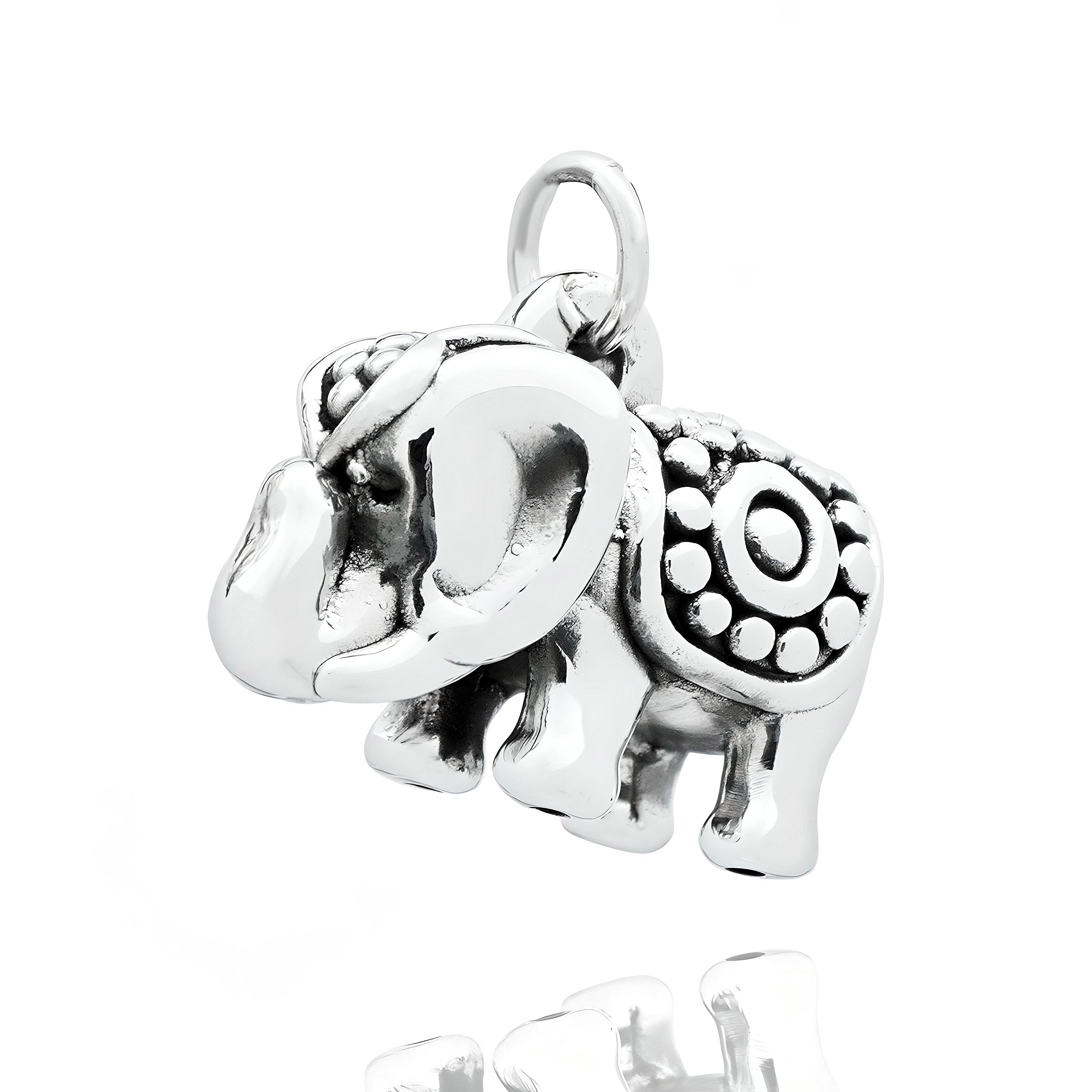 Zilveren Olifanten Hanger