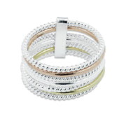 Zilveren Meervoudige Ring